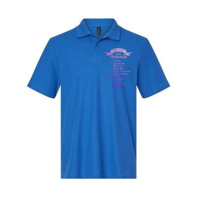 Fibromyalgia Spoonie And Fibro Awareness This Is My Flare Day Gift Softstyle Adult Sport Polo