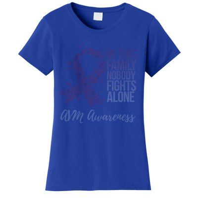 Family Support Arteriovenous Malformation Avm Awareness Gift Women's T-Shirt