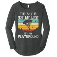 Funny Skydiving Art For Wo Skydive Lover Skydiver  Women's Perfect Tri Tunic Long Sleeve Shirt