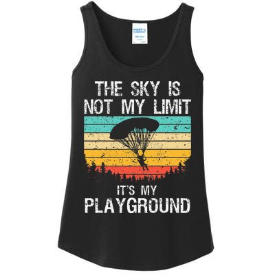 Funny Skydiving Art For Wo Skydive Lover Skydiver  Ladies Essential Tank