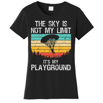 Funny Skydiving Art For Wo Skydive Lover Skydiver  Women's T-Shirt