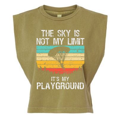 Funny Skydiving Art For Wo Skydive Lover Skydiver  Garment-Dyed Women's Muscle Tee