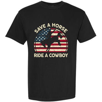 Funny Save A Horse Ride A Cowboy Horse Garment-Dyed Heavyweight T-Shirt