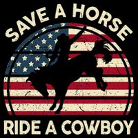Funny Save A Horse Ride A Cowboy Horse City Backpack