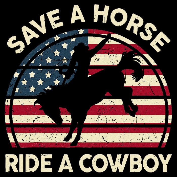 Funny Save A Horse Ride A Cowboy Horse City Backpack