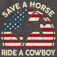 Funny Save A Horse Ride A Cowboy Horse Vector Backpack