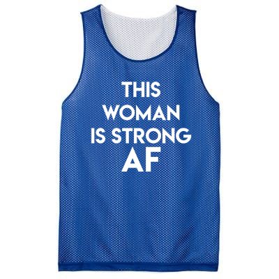 Feminist Strong Af Funny Gift Mesh Reversible Basketball Jersey Tank