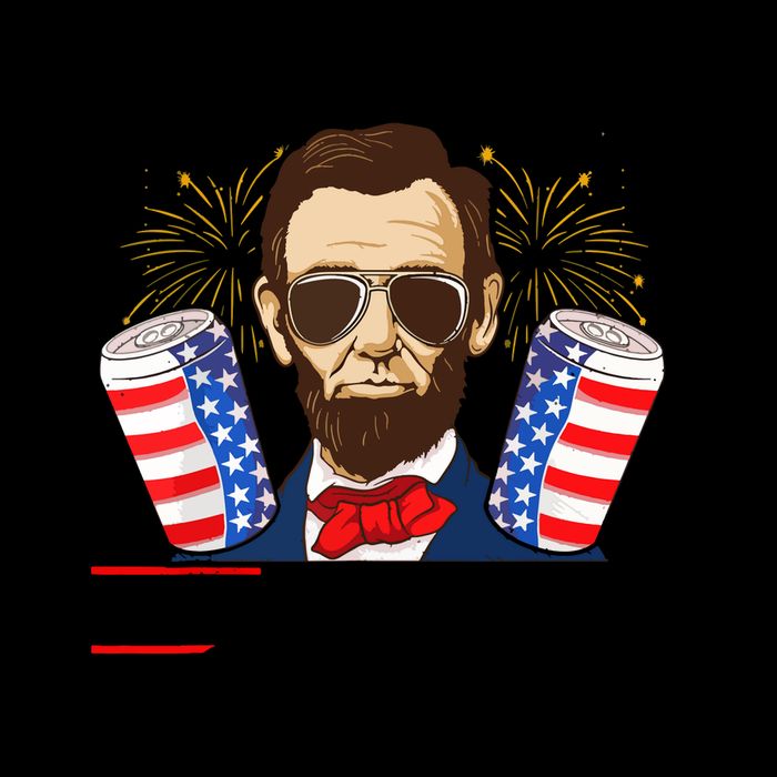 Four Score And 7 Beers Ago 4th Of July Drinking Like Lincoln 16oz Travel Tumbler