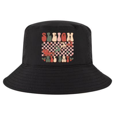 Funny Sleigh All Day Christmas In July Retro Vintage Ugly Cool Comfort Performance Bucket Hat