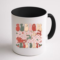 Funny Sleigh All Day Christmas In July Retro Vintage Ugly Mug