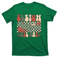 Funny Sleigh All Day Christmas In July Retro Vintage Ugly T-Shirt