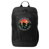 Florida Skunk Ape Research Team Camping Outdoors Back Print City Backpack