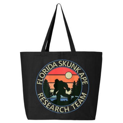 Florida Skunk Ape Research Team Camping Outdoors Back Print 25L Jumbo Tote