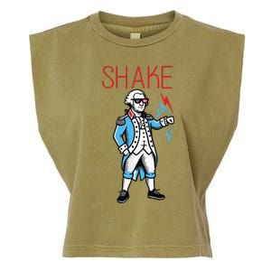 Funny Shake And Bake 4th Of July Couple Matching Garment-Dyed Women's Muscle Tee