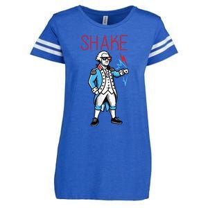 Funny Shake And Bake 4th Of July Couple Matching Enza Ladies Jersey Football T-Shirt