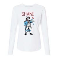 Funny Shake And Bake 4th Of July Couple Matching Womens Cotton Relaxed Long Sleeve T-Shirt