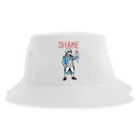 Funny Shake And Bake 4th Of July Couple Matching Sustainable Bucket Hat