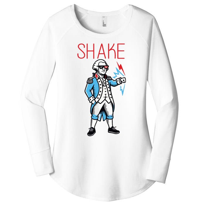 Funny Shake And Bake 4th Of July Couple Matching Women's Perfect Tri Tunic Long Sleeve Shirt