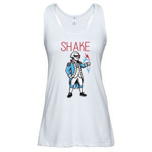 Funny Shake And Bake 4th Of July Couple Matching Ladies Essential Flowy Tank