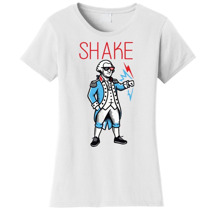 Funny Shake And Bake 4th Of July Couple Matching Women's T-Shirt