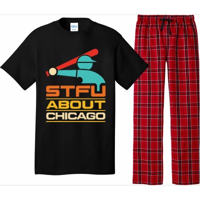 Funny STFU About Chicago Vintage Apparel Pajama Set