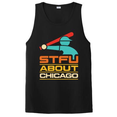 Funny STFU About Chicago Vintage Apparel PosiCharge Competitor Tank