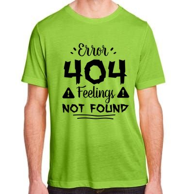 Funny Single Anti Valentine Gift Error 404 Feelings Not Found Gift Adult ChromaSoft Performance T-Shirt