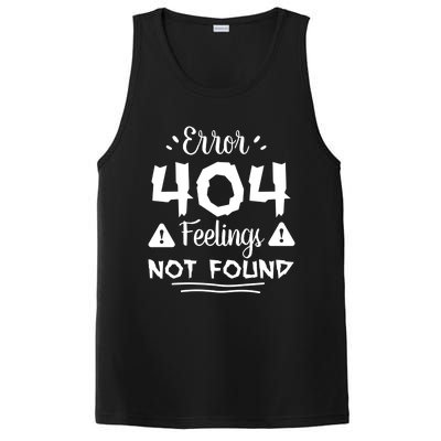 Funny Single Anti Valentine Gift Error 404 Feelings Not Found Gift PosiCharge Competitor Tank