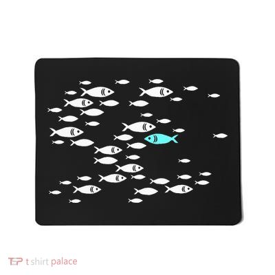 Fish Swim Against The Current In The Sea Mousepad