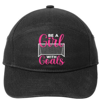 Funny Soccer Art For Soccer Lovers Players 7-Panel Snapback Hat