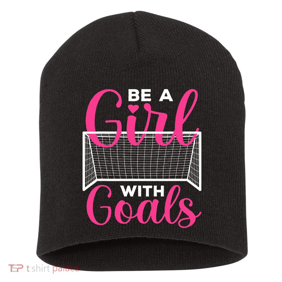 Funny Soccer Art For Soccer Lovers Players Short Acrylic Beanie