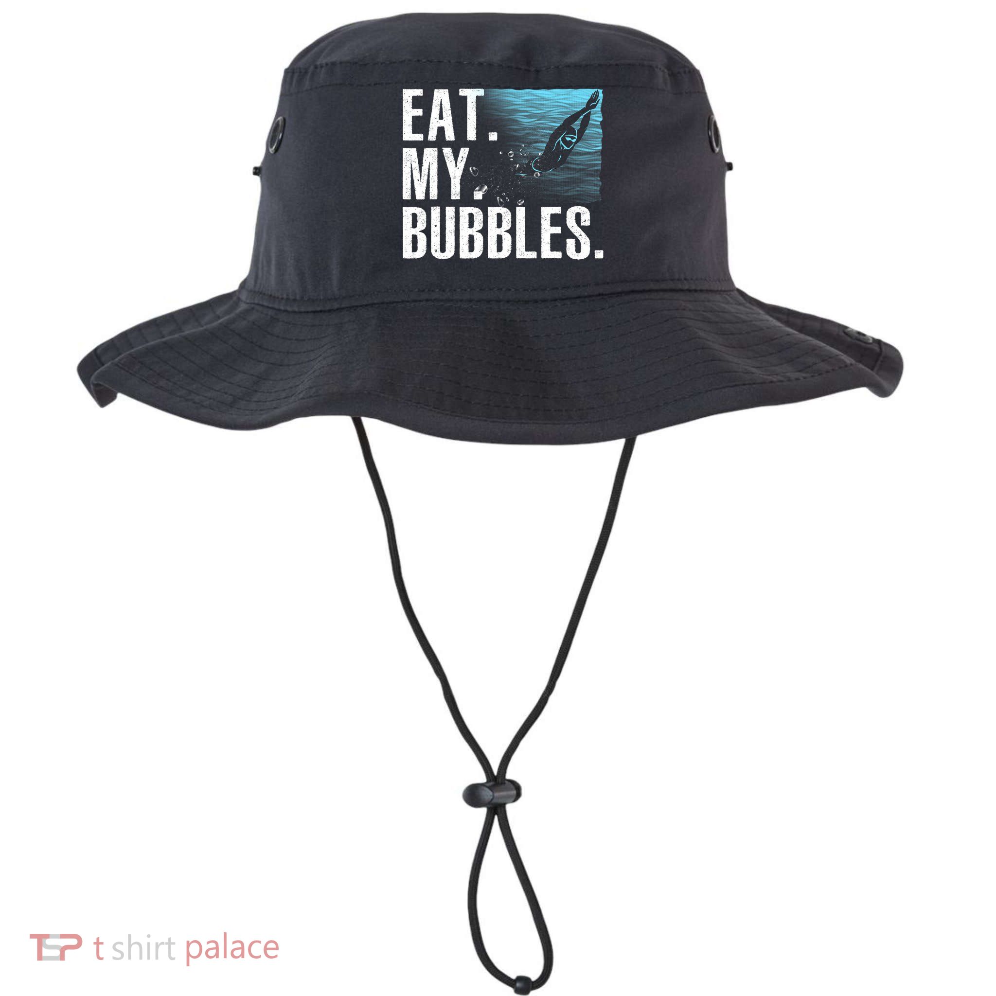 Funny Swimming Art For Men Women Swim Coach Rescue Swimmer Bucket Hat