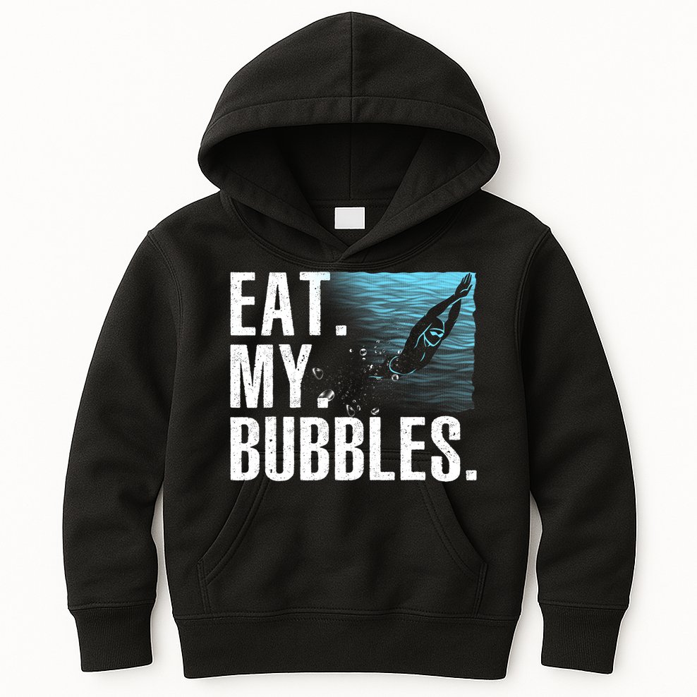 Funny Swimming Art For Men Women Swim Coach Rescue Swimmer Kids Hoodie