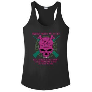 Funny Second Amendment Gun Rights Anti Woke MAGA Conservative Ladies PosiCharge Competitor Racerback Tank