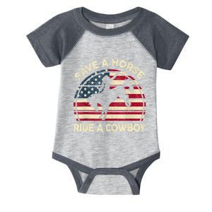 Funny Save A Horse Ride Cowboy Western Rodeo Costume Infant Baby Jersey Bodysuit