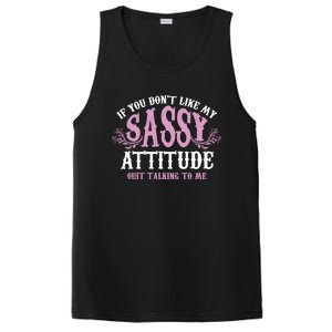 Funny Sassy Attitude Gift Cute Clever Witty Funny Gift PosiCharge Competitor Tank