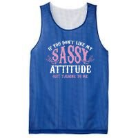 Funny Sassy Attitude Gift Cute Clever Witty Funny Gift Mesh Reversible Basketball Jersey Tank