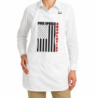Free Speech Absolutist American Flag Apron
