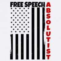 Free Speech Absolutist American Flag Apron