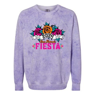 Fiesta San Antonio 2024 Colorblast Crewneck Sweatshirt