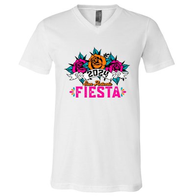 Fiesta San Antonio 2024 V-Neck T-Shirt