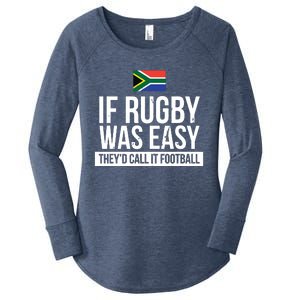 Funny South Africa Rugby Rugby Women's Perfect Tri Tunic Long Sleeve Shirt