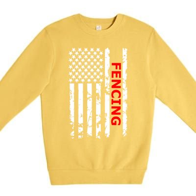 Fencing 'S And 'S Cool Gift Premium Crewneck Sweatshirt