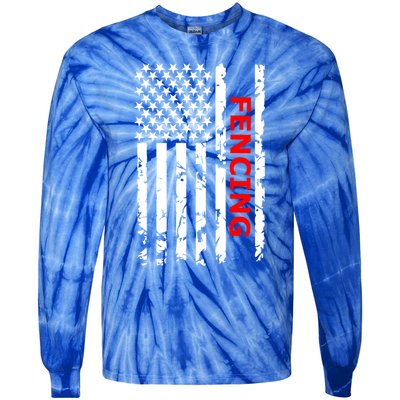 Fencing 'S And 'S Cool Gift Tie-Dye Long Sleeve Shirt