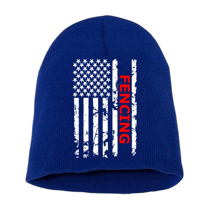 Fencing 'S And 'S Cool Gift Short Acrylic Beanie