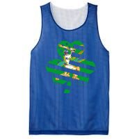 Funny Shamrock Baseball Players Catchers St Patrick's Day Gift Mesh Reversible Basketball Jersey Tank