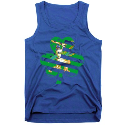 Funny Shamrock Baseball Players Catchers St Patrick's Day Gift Tank Top