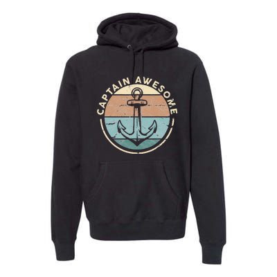 Funny Sailing Boating Sailor Boat Captain Awesome Premium Hoodie