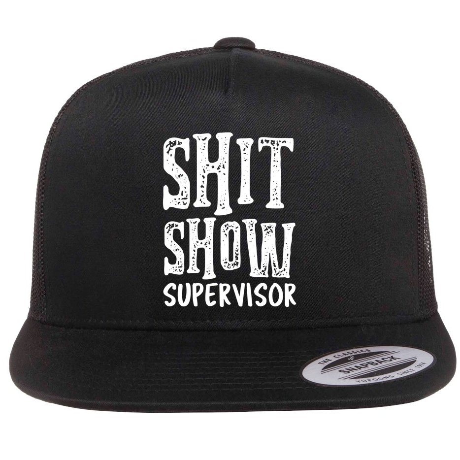 Funny Supervisor Boss Ager Mom Dad Teacher Nurse Meaningful Gift Flat Bill Trucker Hat