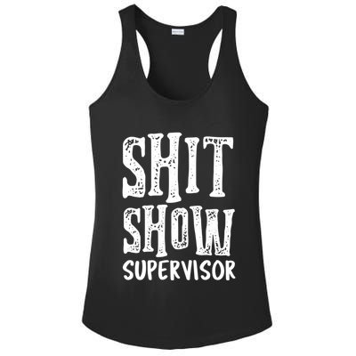 Funny Supervisor Boss Ager Mom Dad Teacher Nurse Meaningful Gift Ladies PosiCharge Competitor Racerback Tank